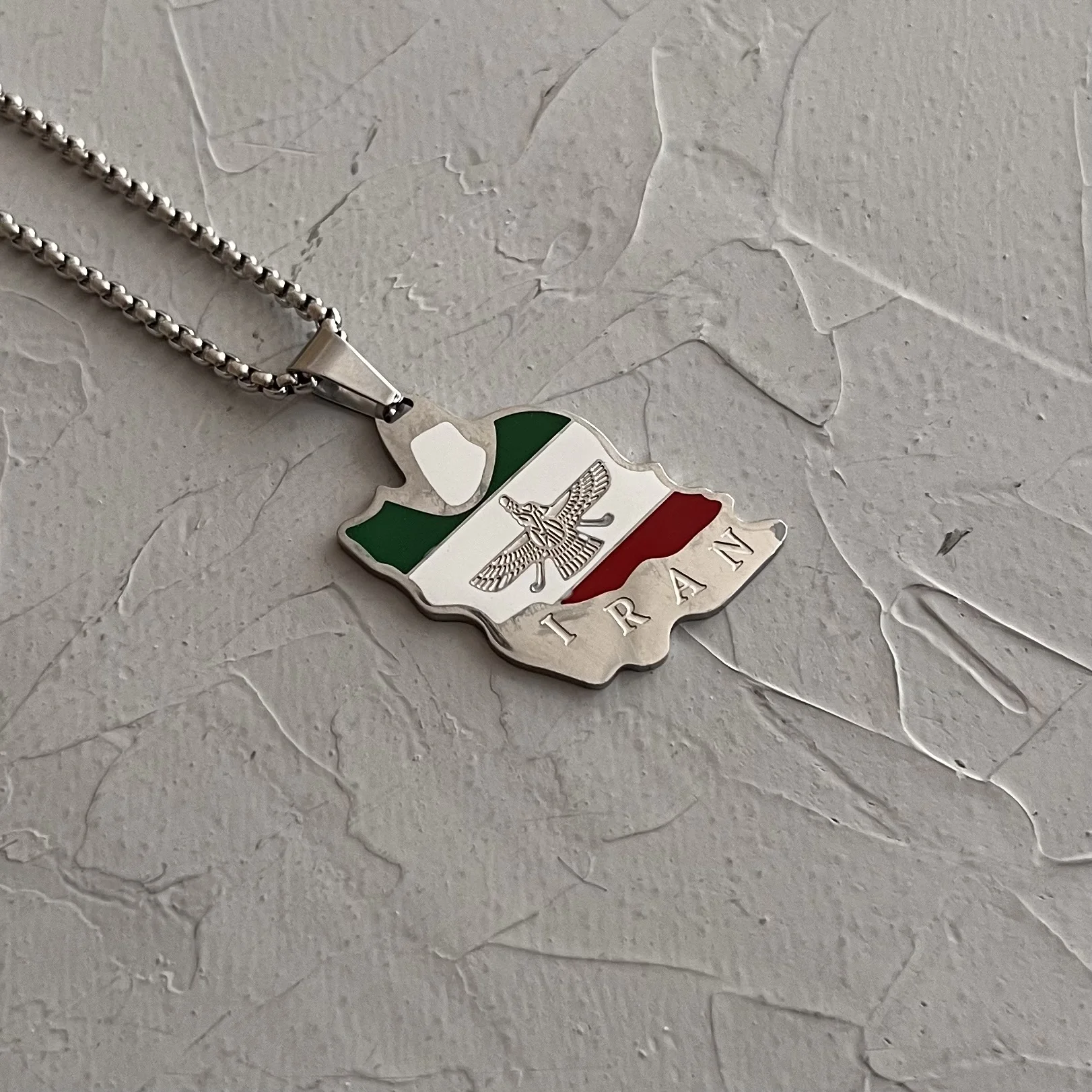 پلاک ایران سه رنگ